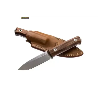 B40 ST Legno Santos — Coltello Bushcraft Lama Fissa - Lionsteel
