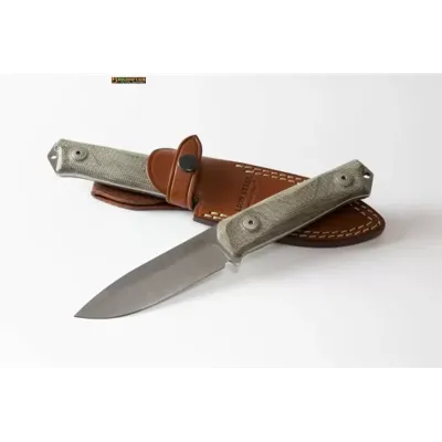 B41 Canvas — Coltello Bushcraft Lama Fissa (Cod. B41 CVG) - Lionsteel