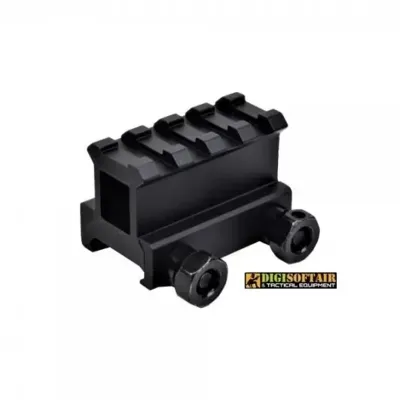 Rialzo Slitta Weaver 1" — Alluminio 6061 Anodizzato JS-RT4 - JS Tactical