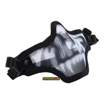 Maschera Half Face Strike SKULL KR001BN - Wosport