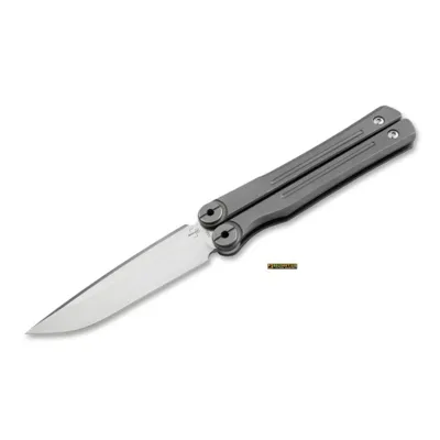 Plus Faction 06EX115 – Balisong S35VN Titanio 227mm - Böker
