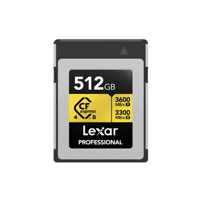 CFexpress Pro Type B 4.0 Series 512GB – R3600/W3300MB/S - Lexar