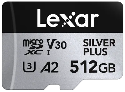 MicroSDXC Plus UHS-1 512GB V30 R205/W150MB/S - Lexar