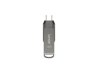 Jumpdrive D400 OTG 128GB Dual Type C and Type A USB 3.1 R130MB/S - Lexar