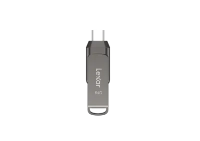 Jumpdrive D400 OTG 64GB Dual Type C and Type A USB 3.1 R130MB/S - Lexar