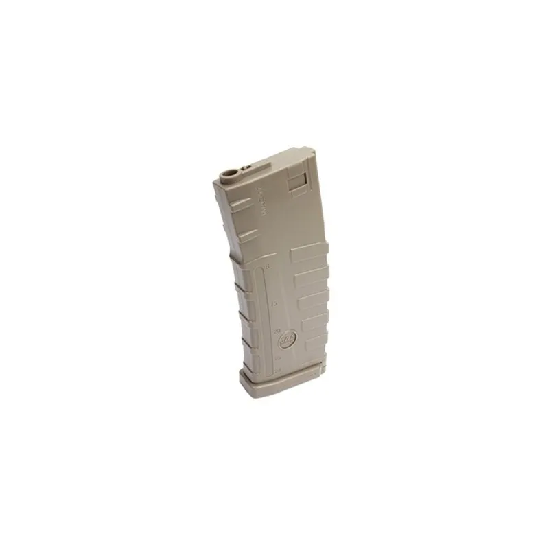 CAA Airsoft (Taiwan) Carregador Mid-Cap 140 rds · Tan / FDE