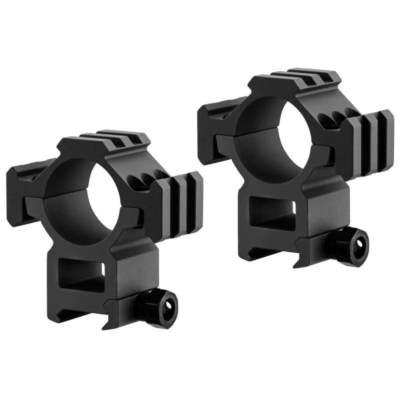 PPS Airsoft Medium Picatinny Mounting Rings 30mm · Negro