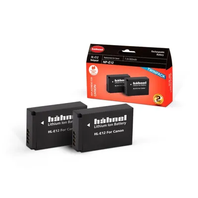 HL-E12 Canon Type Twin Pack - Hahnel