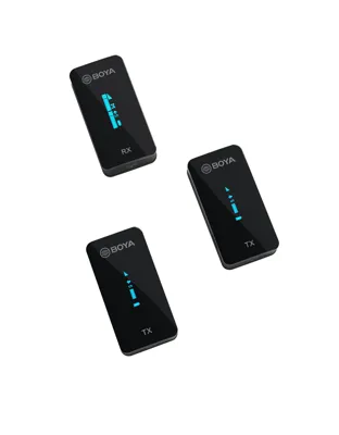 Wireless Microphone 2.4 Ghz 2 Transmitter 1 Receiver - Boya