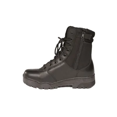 Bota Tactica Stiefel Leder/Cordura M.rv Preta - Mil-Tec