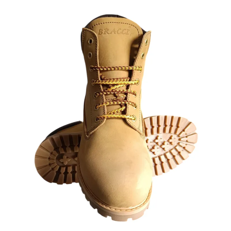 Bracci Bota Homem Nobuck - 1010 Camel