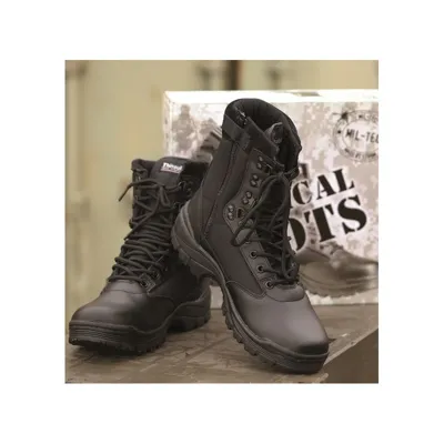 Bota Tactica YKK C/ Fecho - Preta - Mil-Tec