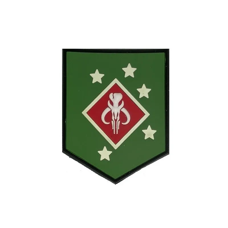 Patch 3D PVC Mandalorian Raider · Verde / OD
