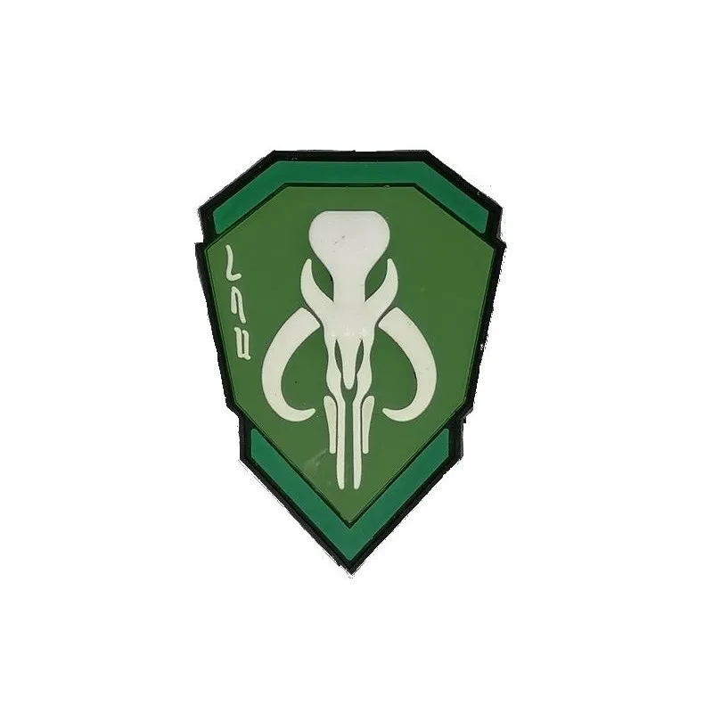 Patch 3D PVC Mandalorian Bounty Hunter · Verde / OD