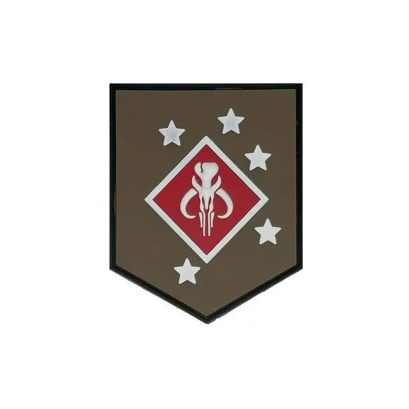 Patch 3D PVC Mandalorian Raider · Tan / FDE