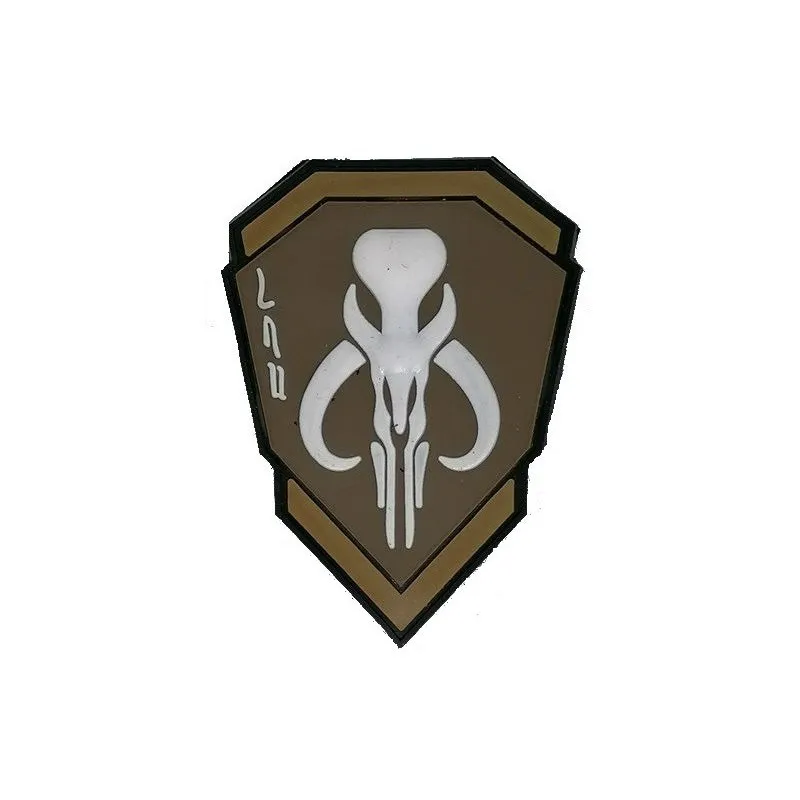 Patch 3D PVC Mandalorian Bounty Hunter · Tan / FDE