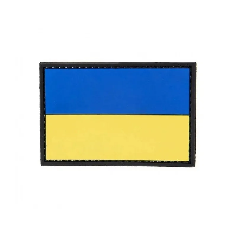 Patch 3D PVC 50x35mm - Bandeira Ucrânia