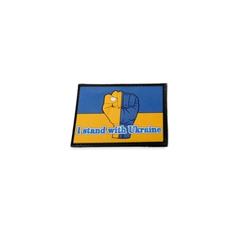 Patch 3D PVC - I Stand with Ukraine