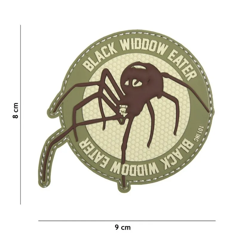 101 Inc Patch 3D PVC Widdow Eater · Black coyote