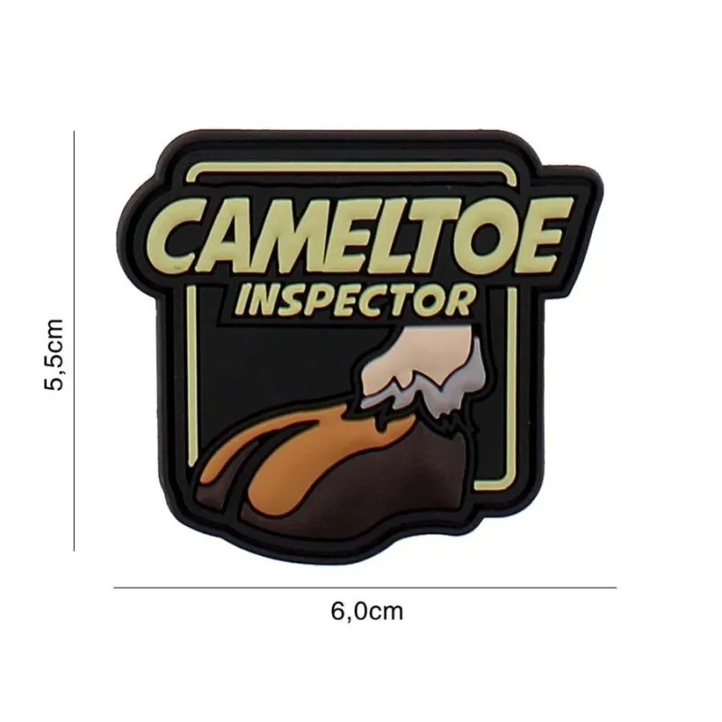 101 Inc Patch 3D PVC Cameltoe Inspector · Negro