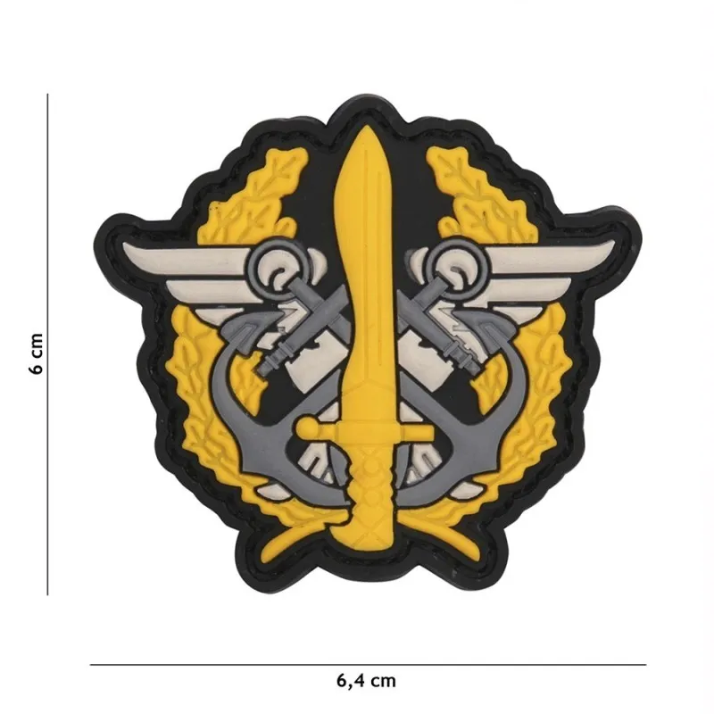101 Inc Patch 3D PVC Corps Marines Logo - Amarelo