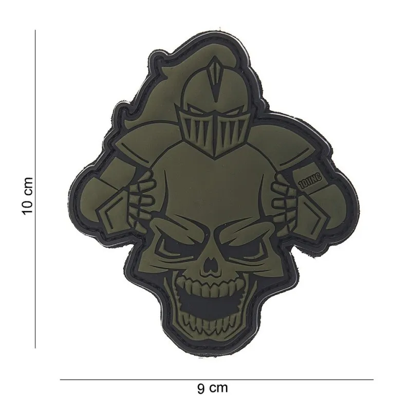 Patch 3D PVC Knight · Verde / OD