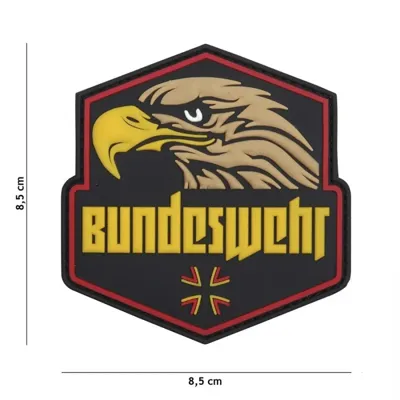 Patch 3D PVC Bundeswehr - Amarelo - 101 Inc