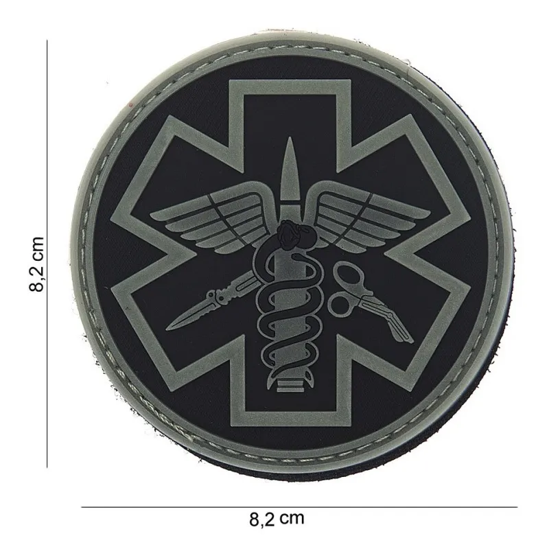 101 Inc Patch 3D PVC ParaMedic · Negro