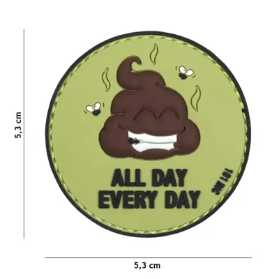 Patch 3D PVC All Day Every Day - 101 Inc
