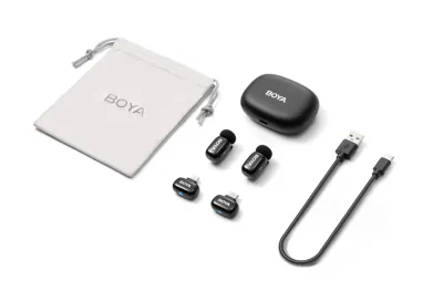 Mini 2-01 1x RX Usb-C + 1x RX Lightning + 2x TX - Boya