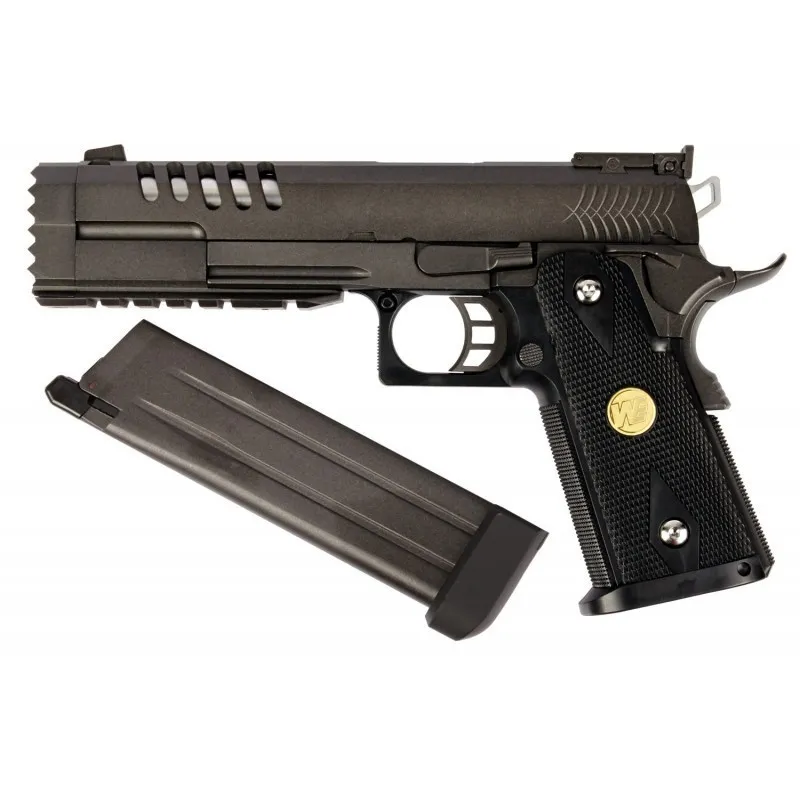 WE Airsoft Hi-Capa 5.2 K - Preta · Negro