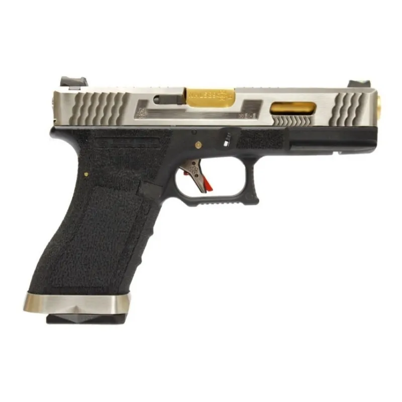 WE Airsoft Glock 17 T3 Custom · Black silver