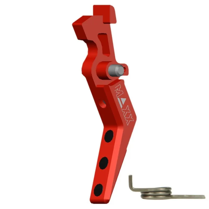 Maxx Model CNC Aluminium Advanced Trigger - Style A · Rojo
