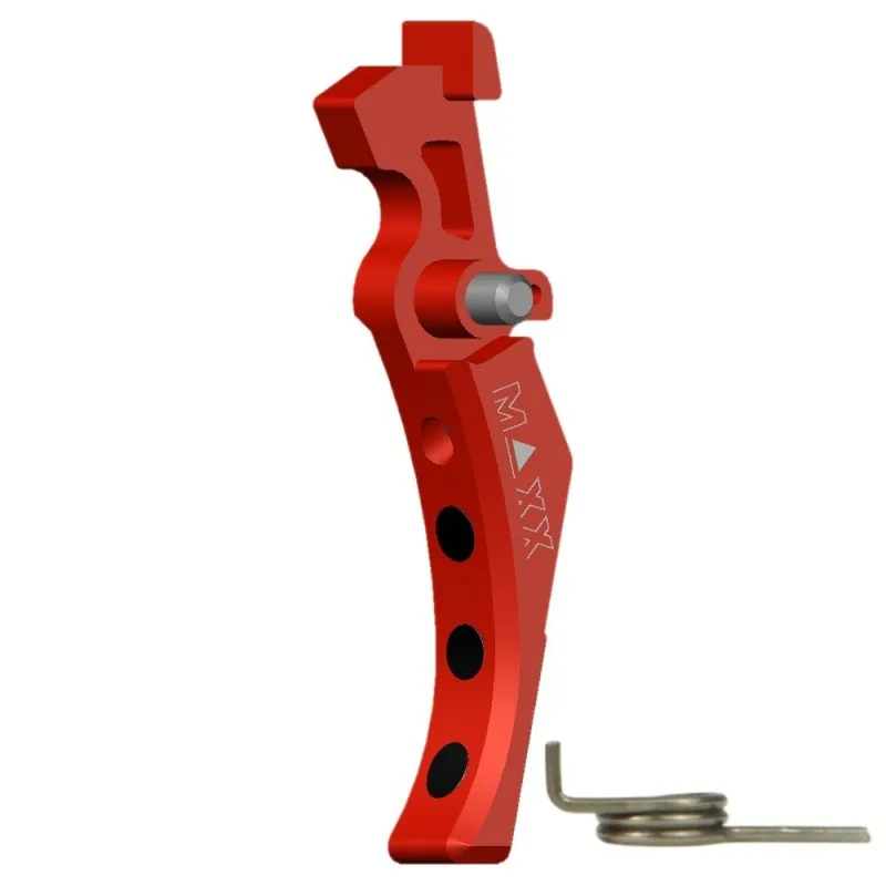 Maxx Model CNC Aluminium Advanced Trigger - Style D · Rojo