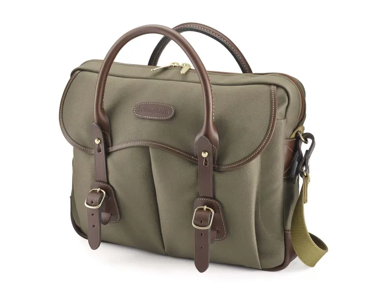 Billingham Thomas Brief Case – Sage Fibrenyte/Chocolate