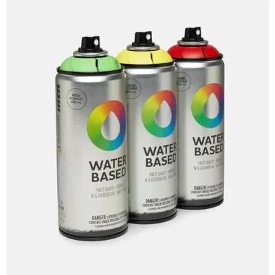Spray Pintura Fluorescente Base Água 400ml - Montana Colors