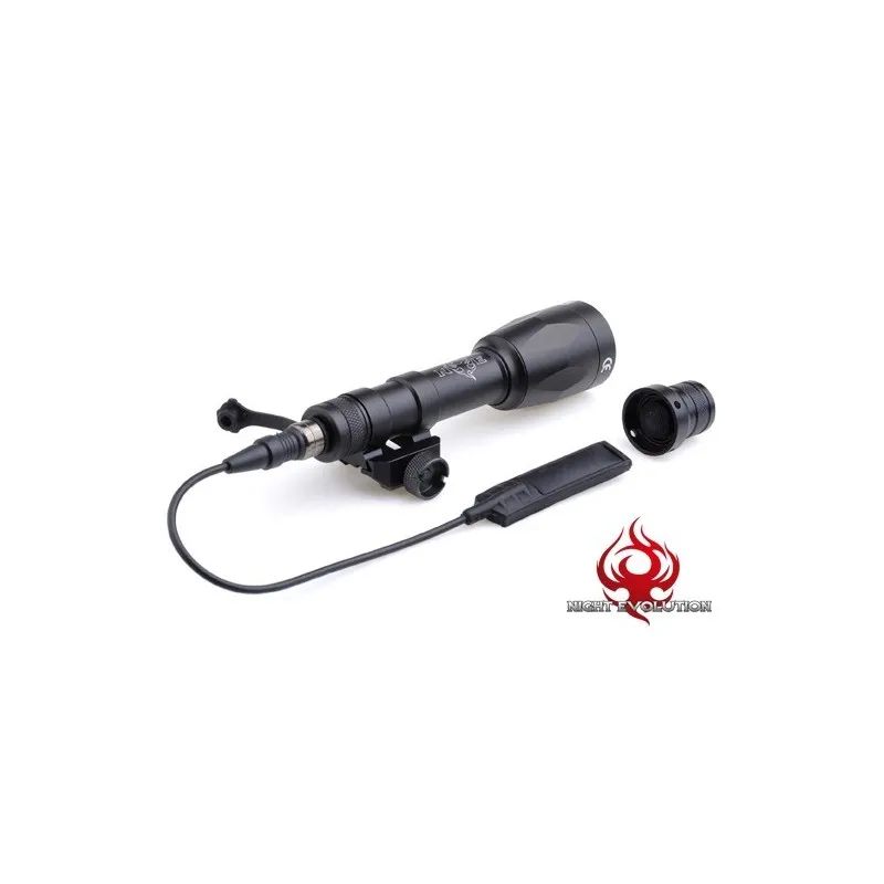 Night Evolution Lanterna M600P LED Super Bright - NE04027 · Negro
