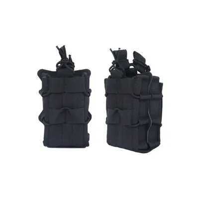 Porta Carregadores Dupla - Preta - LF