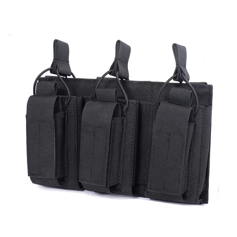 LF Triple Kangaroo Magazine Pouch - Preta