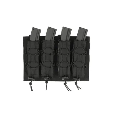 MOLLE Speed Quad MP5/SMG Magazine Pouch - Preta - 8FIELDS