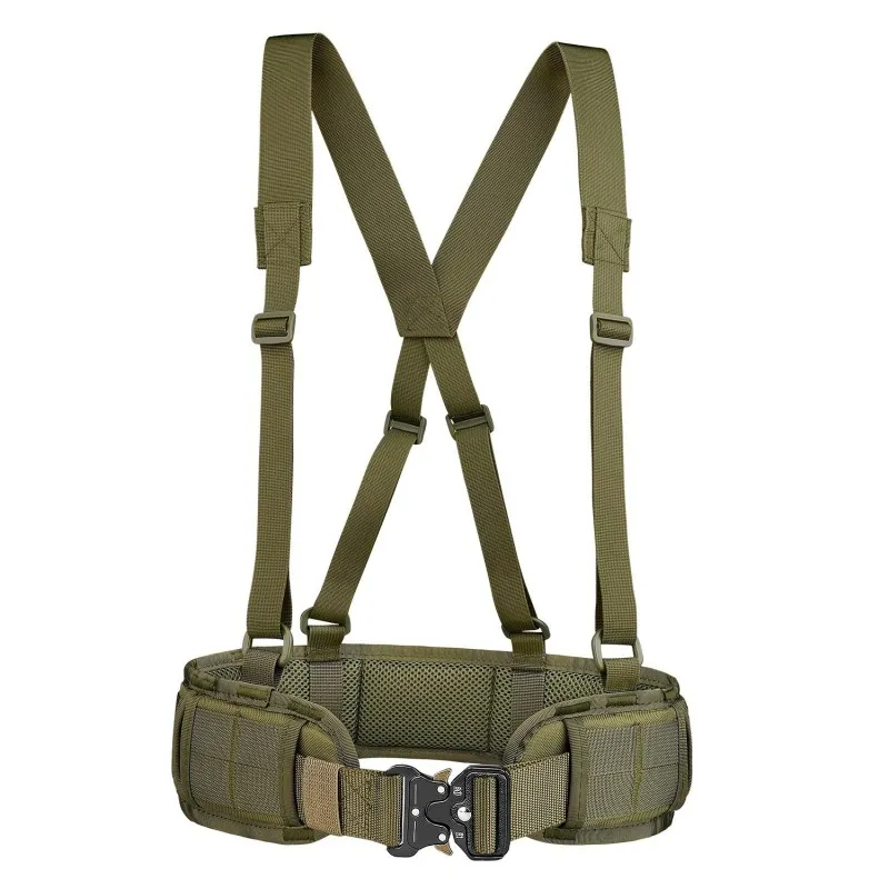LF Cinturão MOLLE System Com Suspensórios · Verde / OD