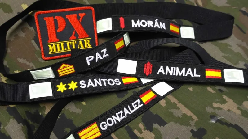 Cinta de Casco Personalizada Bordada