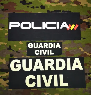 Espalda Cuerpo Nacional de Policía / Guardia Civil