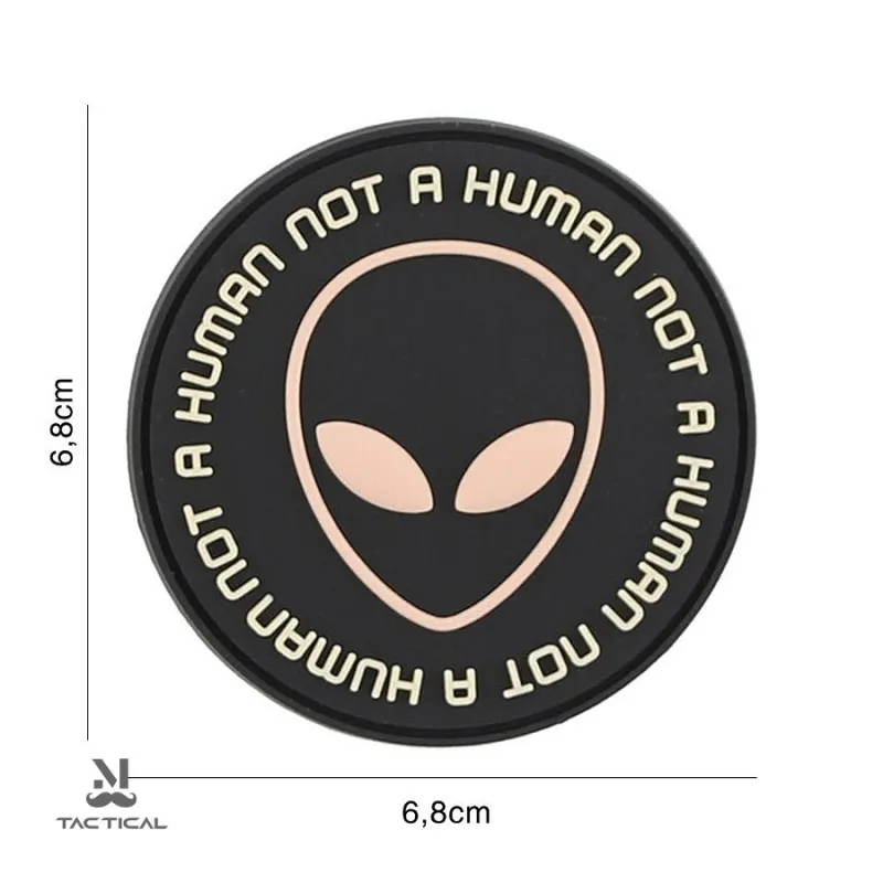Altri marchi Patch PVC Not Human