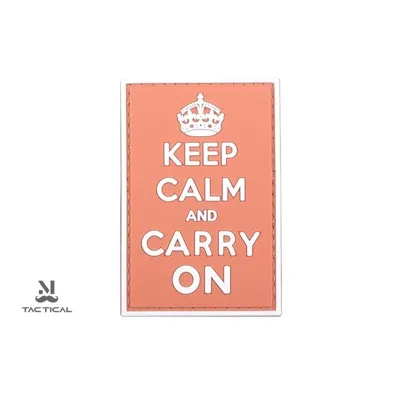 Patch Keep Calm and Carry on - MSM Mil Spec Monkey