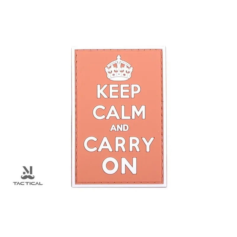 MSM Mil Spec Monkey Patch Keep Calm and Carry on · Naranja