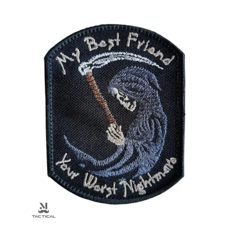 Altri marchi Patch Ricamata Reaper BEST Friend - Patch Now!