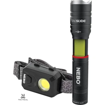 Torcia Combo Tac Slyde 300 + Headlamp 150 - NEBO TOOLS U.S.A