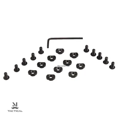 Set 10 VITI e DADI in Acciaio per M-LOK - Vector Optics