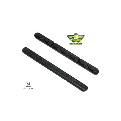 Set 2 Cover Frontale KeyMod in Gomma - Bolt Airsoft